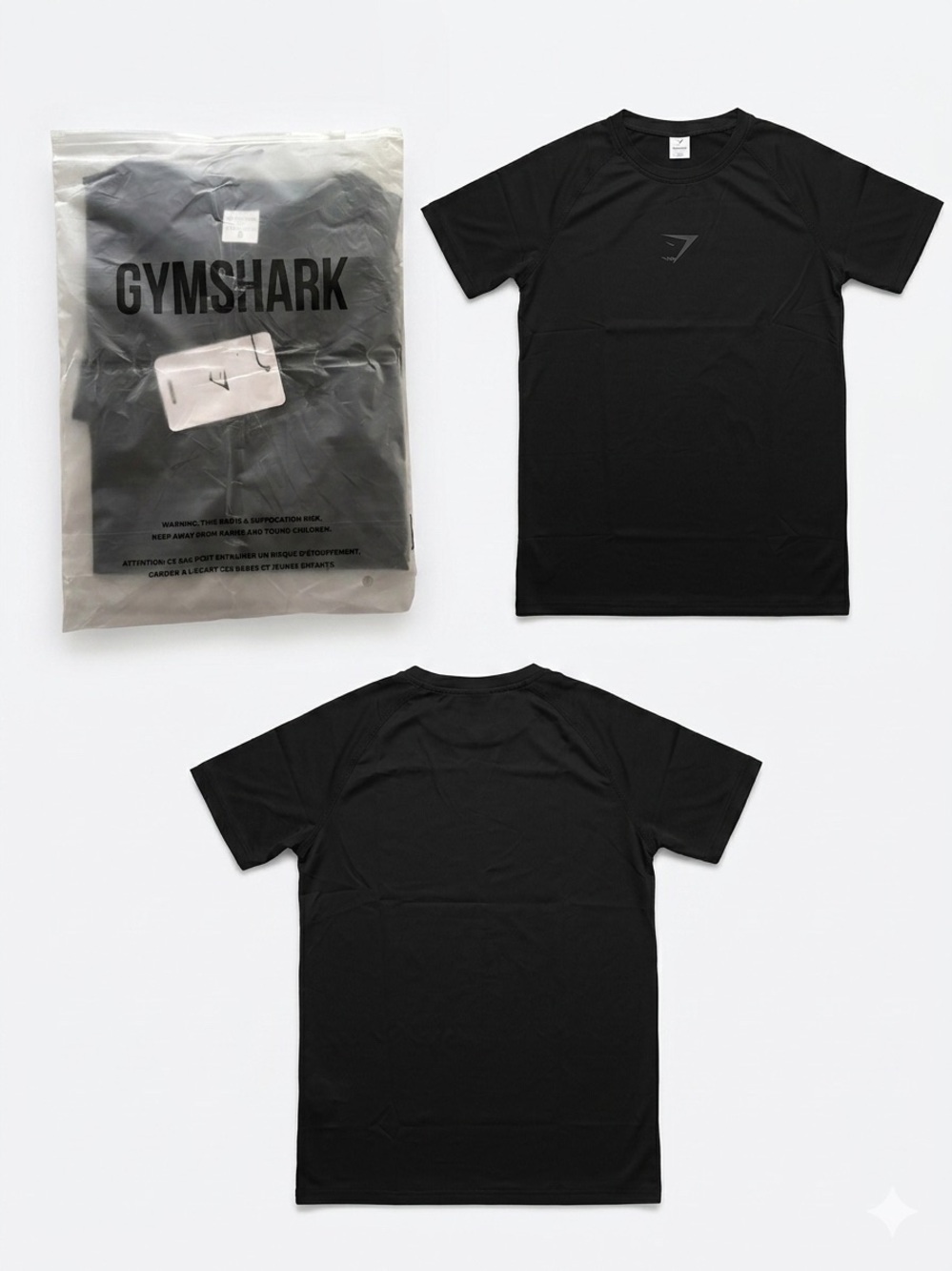 Gymshark Element Black Tee